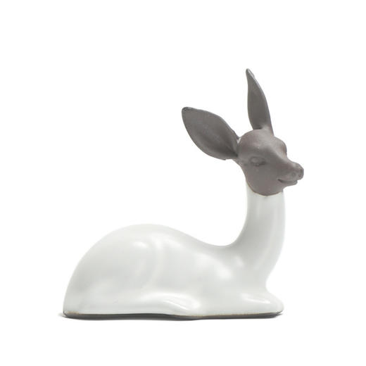 青瓷小鹿茶宠 摆件可养开片陶瓷小鹿茶玩茶道配件创意 商品图4