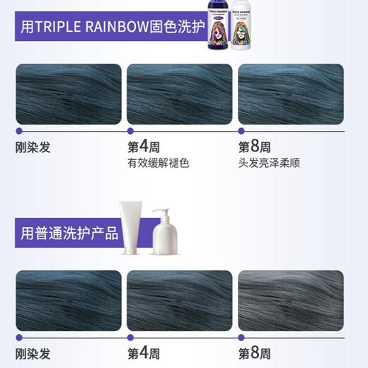 【保税仓】TRIPLE RAINBOW三色彩虹洗发水 银灰色300ml 商品图1