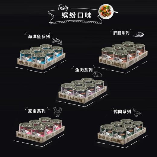 【德国进口】Leonardo小李子猫罐头无谷主食营养发腮成幼猫主食罐 200g/罐 商品图4