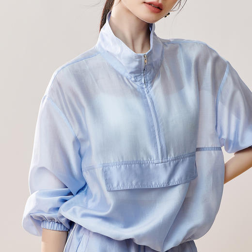 剩S 芳外【微透运动轻薄套装】2024夏季新款防晒空调衫女式套装 商品图4
