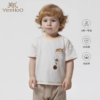英氏儿童T恤男宝夏装纯棉外出洋气短袖上衣2023新款YRTCJ2P348A 商品缩略图0