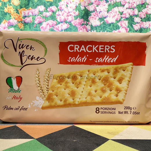 意大利味贝尼苏打饼干咸味200g 商品图1