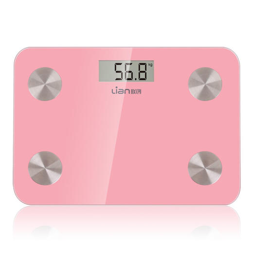 联创（LIAN）电子秤 蓝牙智能体脂称 粉色 商品图0