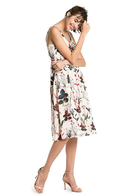 ZVY 花朵印花镂空连衣裙 709 商品图1