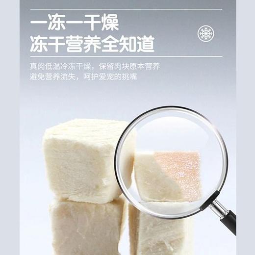 路斯畅益舒宠物零食冻干鸡肉丁纯肉猫咪狗狗冻干60g/1袋 商品图2