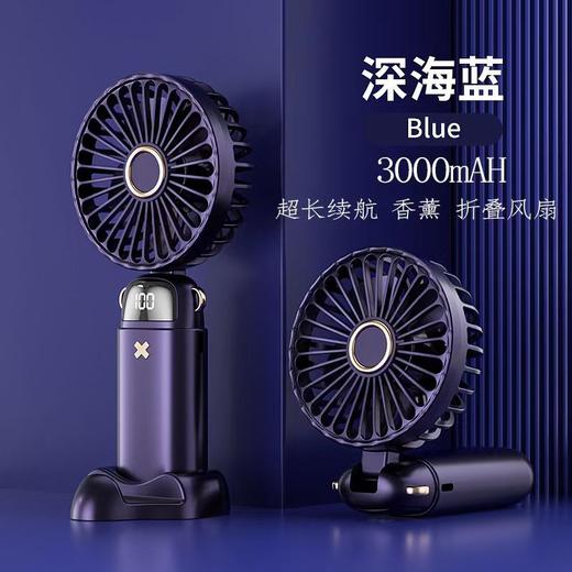 新款手持小风扇便携式挂脖静音折叠迷你usb充电风扇超长续航 商品图6