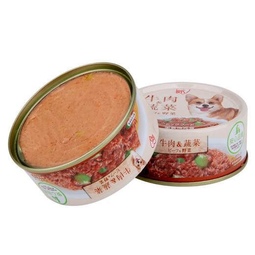IRIS爱丽思牛肉蔬菜狗罐头营养辅食狗狗湿粮拌粮奖励犬零食100g 商品图1