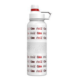 GE-CK23AW-DB20-1-可口可乐联名系列 运动提手保温瓶（白色）