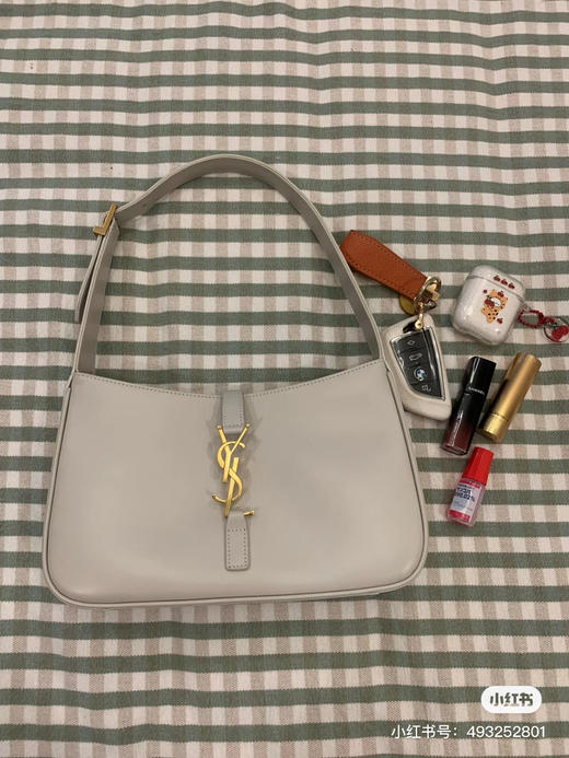 杨树林复古腋下包/白色 商品图5