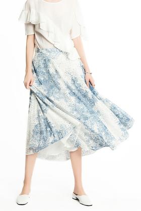 MYMO 泼墨印花半身裙 1933