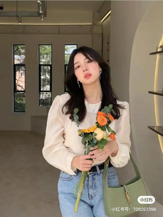 杨树林复古腋下包/果绿色 商品图5