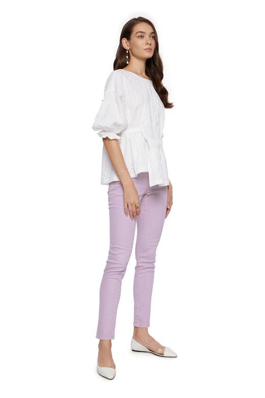 SUMMER & SAGE 糖果色系高腰修身牛仔裤 6832 商品图4