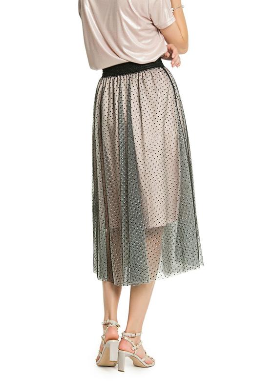 SUMMER & SAGE 透明波点纱质半裙 3124 商品图2