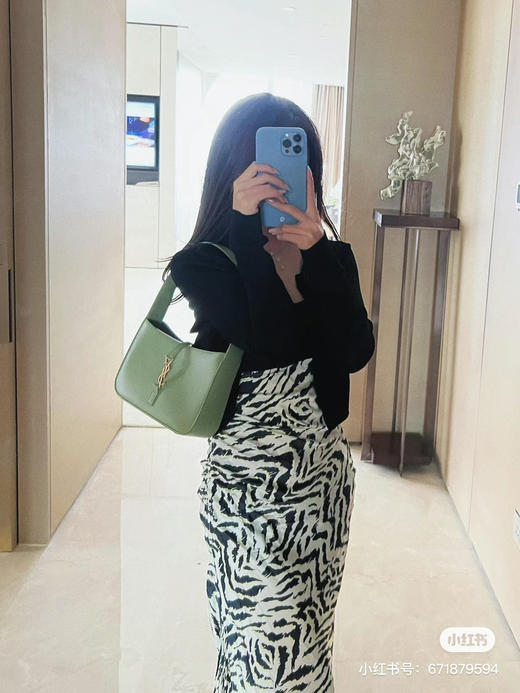 杨树林复古腋下包/果绿色 商品图1