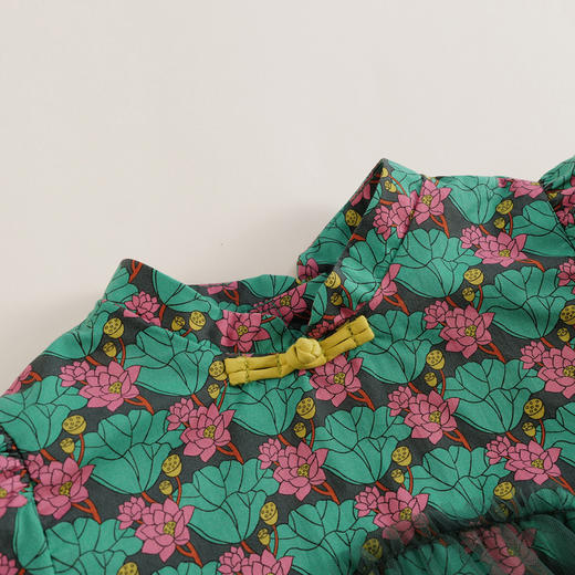 【马克珍妮 中国风】新款夏装 女童网纱旗袍短袖连体衣230730 商品图2