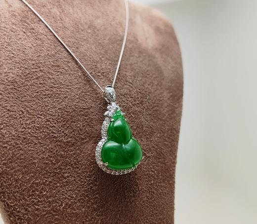 翡翠 绿如意吊坠 商品图3