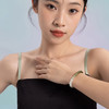 周六福珠宝玉石青珠雅韵手串和田青玉玉石手链简约圆珠送女友礼物 商品缩略图3