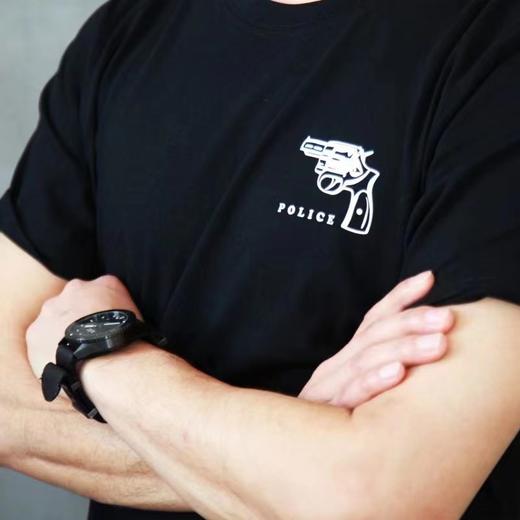 叱咤小警#察潮T黑色款定制T恤 商品图1