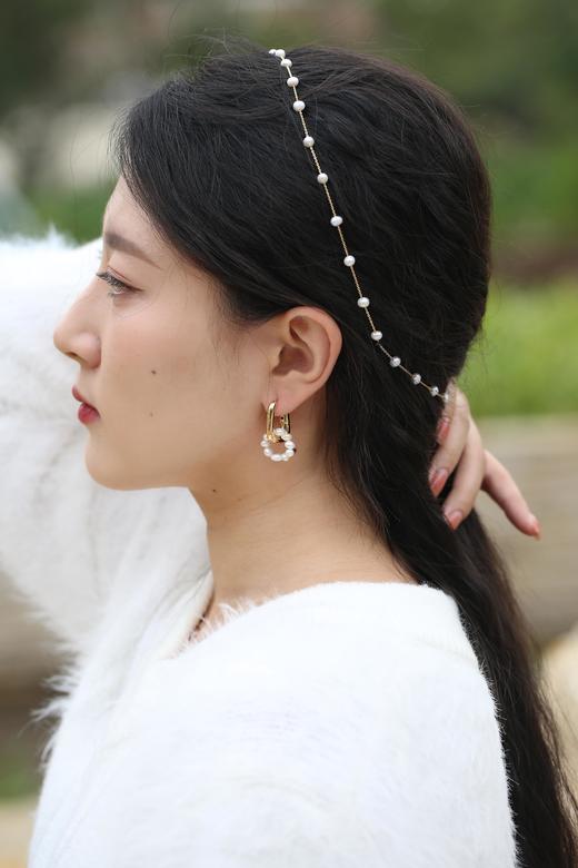 Manreya玛芮雅 浪漫之约 可拆卸两种戴法珍珠耳环 商品图2