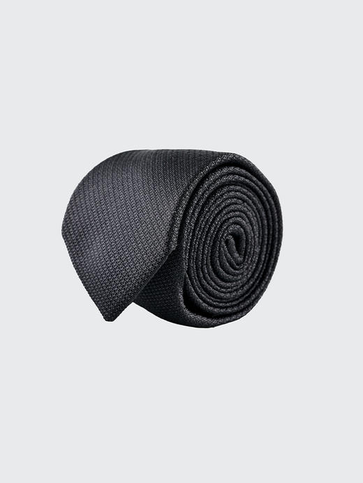 callisto深灰色全桑蚕丝领带 FRCTE023C 商品图1