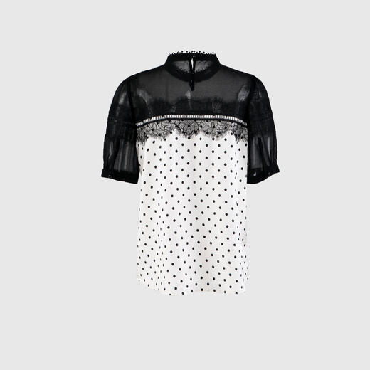 肩部拼接撞色贴花边衬衣 商品图2