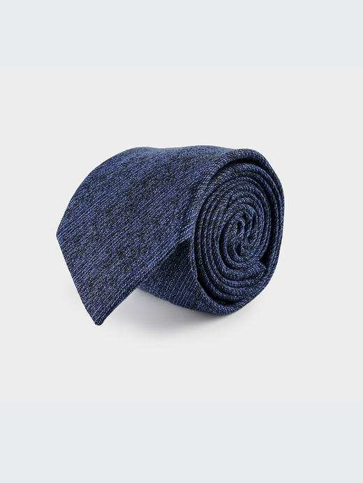 callisto深蓝色全桑蚕丝领带 FRCTE015C 商品图1