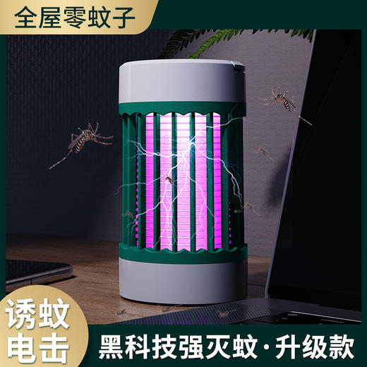 罗马柱灭蚊器家用饭店室内驱蚊器捕蚊灭蝇灯餐厅电击式灭蚊灯 商品图2