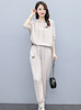 23新款时尚醋酸绣花拼接连帽修身显瘦套装YWY8813K198-6 商品缩略图6