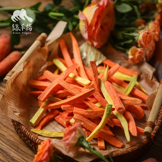 生态冻干胡萝卜脆 | 绿家自产 *Eco freeze dried carrot | Self-production 商品图1