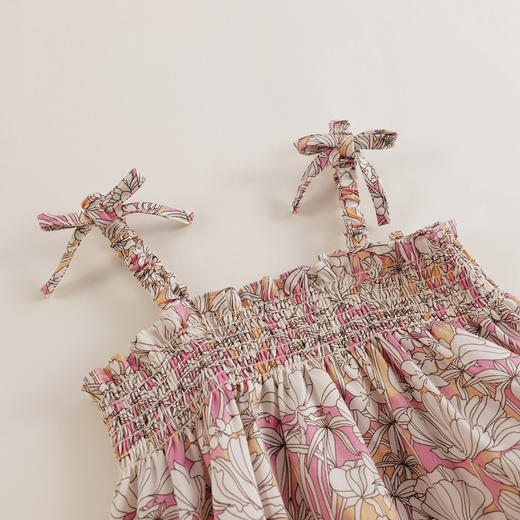 【马克珍妮 芦芙】新款夏装 宝宝纯棉吊带连体衣230023 商品图2