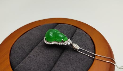 翡翠 绿如意吊坠 商品图5