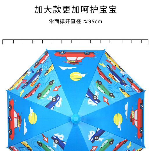 「儿童黑胶雨伞！数款可选」大号防水套弯柄儿童自动伞 可爱卡通男女小学生黑胶防晒晴雨两用伞出行工具 商品图1