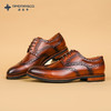 【正品】迪迈奇2022夏季新款布洛克雕花德比鞋英伦商务正装皮鞋休闲男鞋透气新郎婚鞋 商品缩略图6