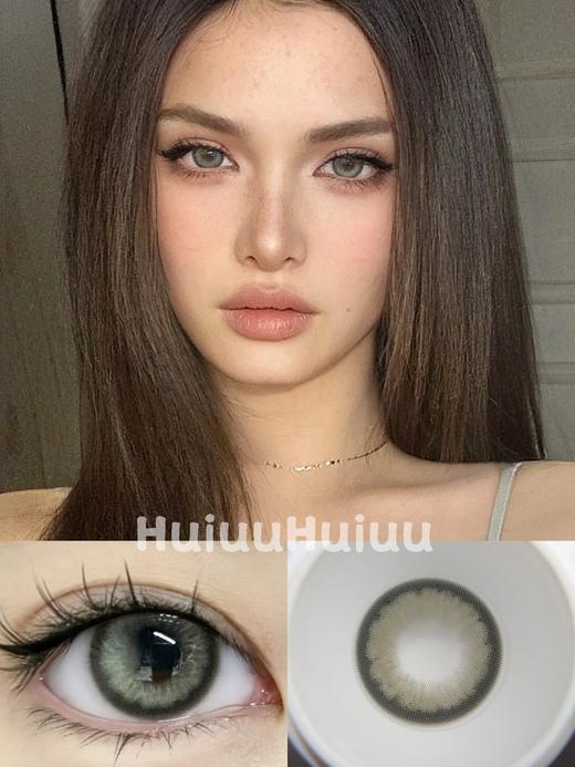 【大直径】NICEKON-奶豹绿14.5mm【年抛 0-1000度 含有525/575】 商品图0