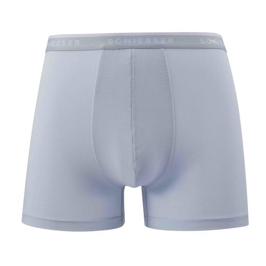 【3A抗菌蚕丝莫代尔】SCHIESSER德国舒雅 男士新款抗菌莫代尔桑蚕丝平角内裤35/20592T 商品图3