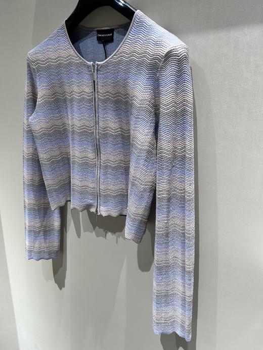 E ARMANI 针织开襟衫女  3R2MWC2M10Z-F612 FANTA GRIGIO.23%POLYESTER 77%VISCOSE 商品图0