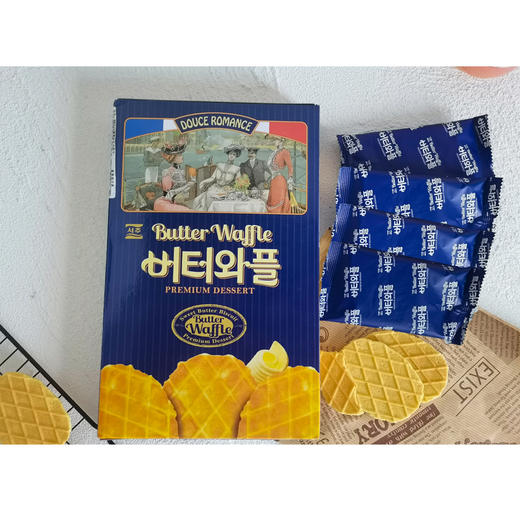 韩国进口SEOJU黄油华夫脆饼干55g 商品图2