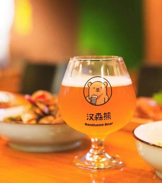 汉森熊比利时精酿小麦白啤1L（平口） 商品图1