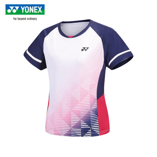 【双11大促进行中】新款 yonex 尤尼克斯羽毛球服110033BCR 210033BCR男款女短袖速干上衣大赛服yy运动服 商品图5