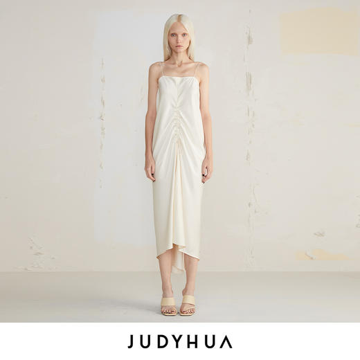 JUDYHUA 皱褶设计款吊带裙 商品图0