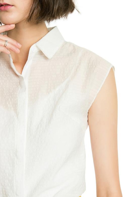 SUMMER & SAGE 半透明衬衫上衣 2576 商品图4