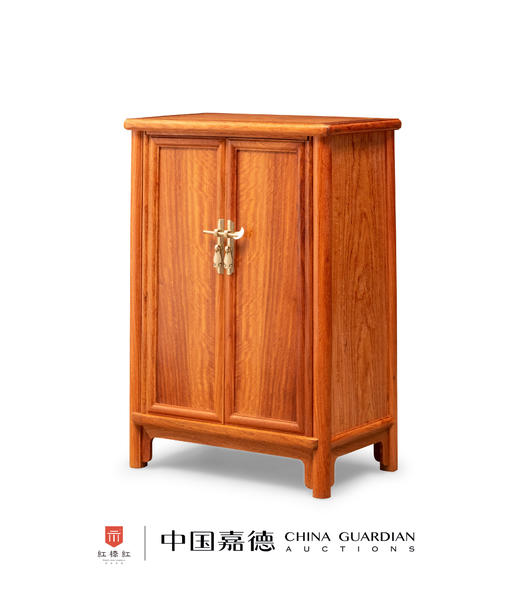 红桥红  家具严选  缅甸花梨（大果紫檀）【53 缅花全独板 小号 圆角柜】 商品图1