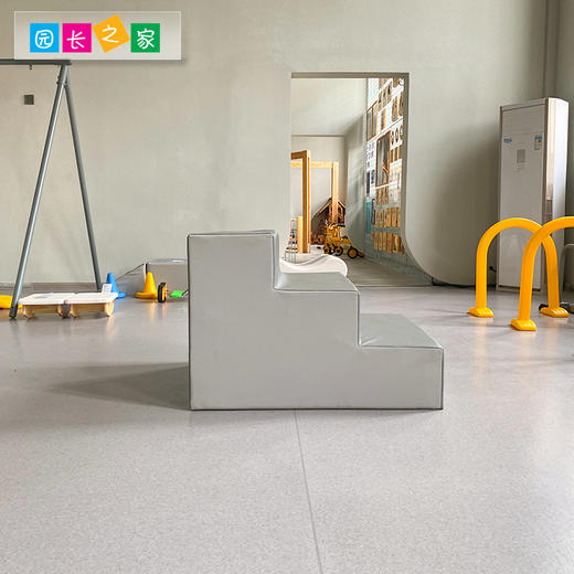 感统训练三步台阶楼梯儿童体适能软体器材四步台阶凳软包球池步梯 商品图3