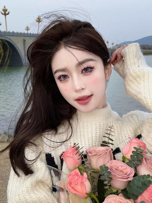 【大直径】PUFF GIRL-初恋花园-14.5mm【年抛 0-800度 含525/575】 商品图3