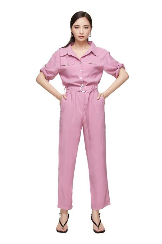 LNNNS 粉色工装风连体裤 9083 商品图0