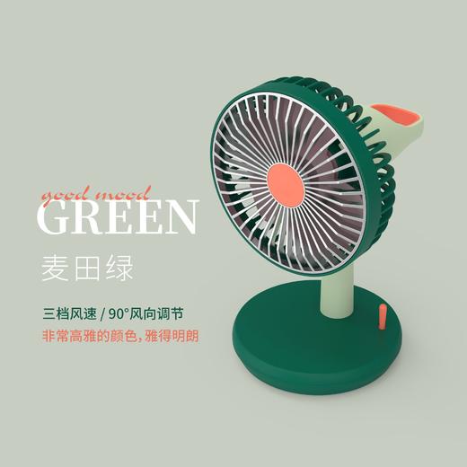 简约台式充电风扇usb充电便携小风扇复古台型简约风扇带电池 商品图7