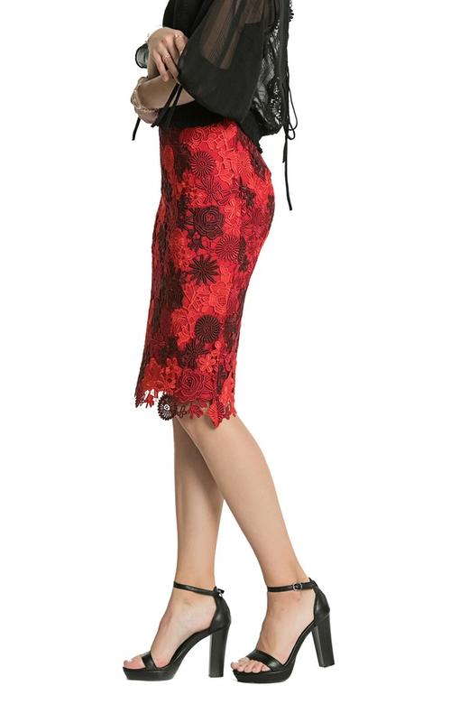 EMC亿美丞 立体刺绣包臀裙 2137 商品图2