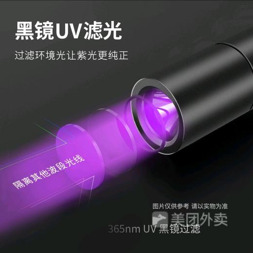 伍德氏灯照猫藓灯宠物真菌检测手电筒荧光紫光灯USB充电式1个 商品图2