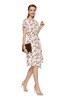 SUMMER & SAGE 米色束腰印花连衣裙 6994 商品缩略图4