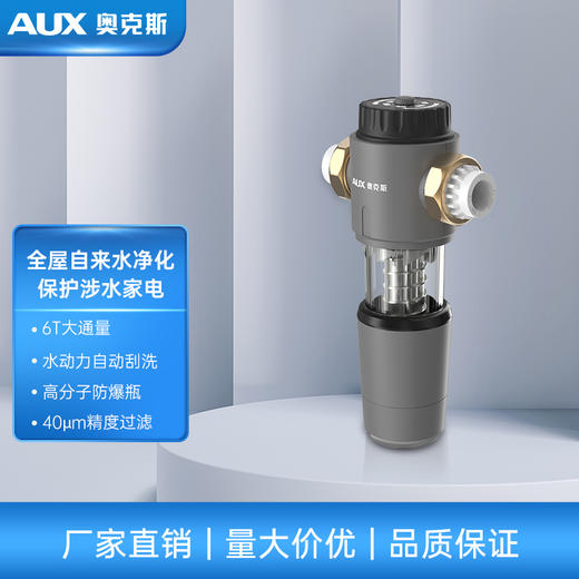 奥克斯新品前置过滤器Q1000 弹簧款差异化产品 商品图1